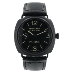 57_0118087e-89e4-47ac-bc98-293b2abec490 Panerai Radiomir Black Seal Ceramic Black Dial 45mm Manual Wind Men’s PAM00292