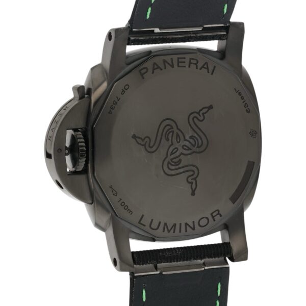 57_0168d7e0-c54d-4c51-b306-67c18372c31c Panerai Luminor Quadrants Razer Steel Black Dial 40mm Automatic Mens PAM01353