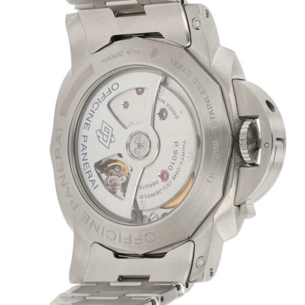 57_0184baf4-9c4b-414c-8a43-087234c42094 Panerai Luminor Marina Stainless Steel Blue Dial 44mm Automatic Mens PAM01058