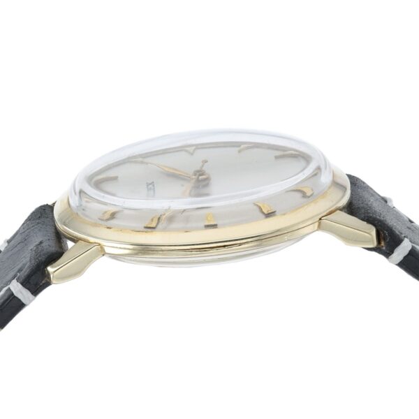 Rolex Vintage Silver Dial 14k Solid Gold 33mm Manual Wind Men’s Watch 3038