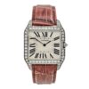 57_05688178-d22f-492c-b07c-1c0522180da3 Cartier Santos Dumont Manual Wind 35mm 18k White Gold – AM Diamonds