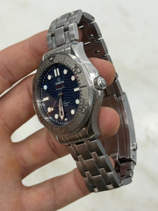 57_057cb796-6b55-417c-9aa1-f96ea0675294 Omega Seamaster Beijing 2022 Automatic Chronometer Blue Dial Mens Watch