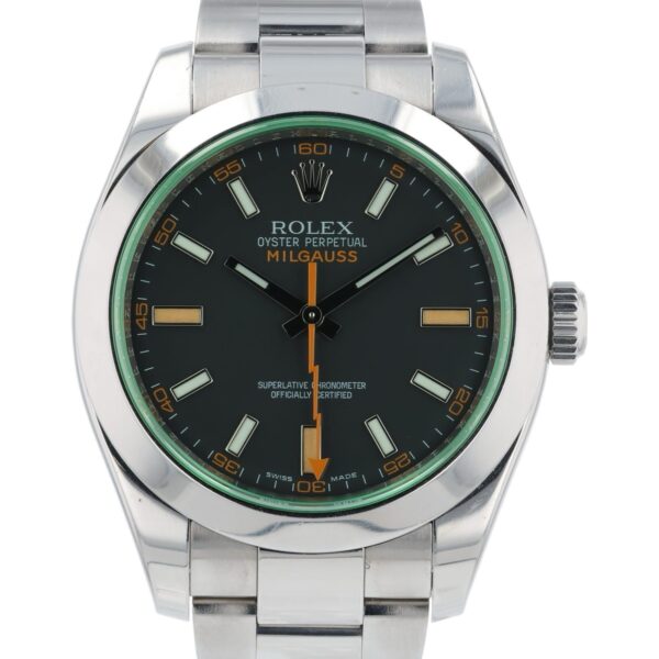 Rolex Milgauss Black Dial Stainless Steel 40mm Automatic Men’s Watch 116400GV
