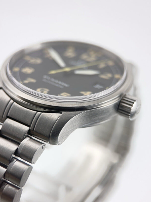 57_09e53c5b-8b50-4c30-a4e5-755ec1bf5d6a Omega Dynamic Stainless Steel Black Dial 36mm Automatic Men’s Watch 5200.50