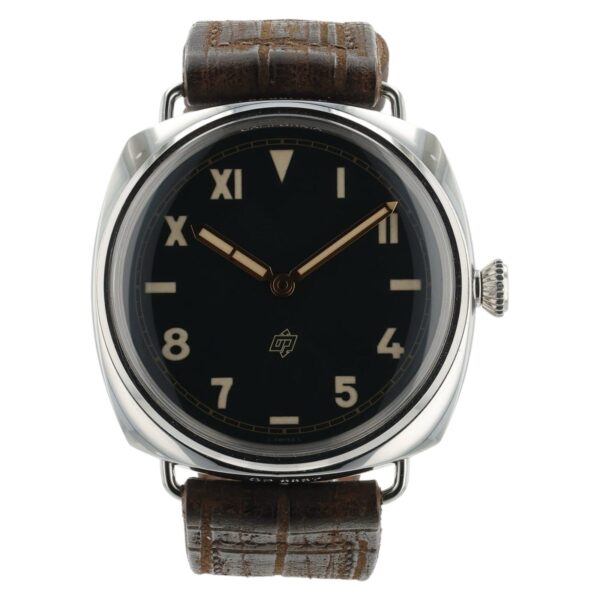 57_0aabbdf5-102f-4177-a397-62a0b64b56f0 Panerai Radiomir 3 Days Black Dial Steel 47mm Manual Wind Mens Watch PAM00424