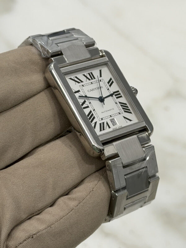 57_0cea8cbc-2365-4611-a9e5-c504a027832c Cartier Tank Solo XL 3515 Stainless Steel 31mm Automatic Mens Watch W5200028