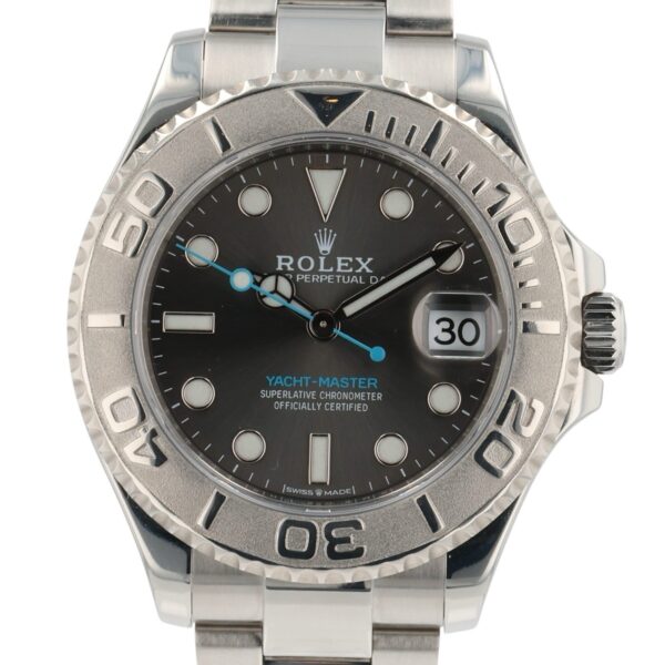 Rolex Yacht-Master Stainless Steel Grey Dial 37mm Automatic Men’s Watch 268622