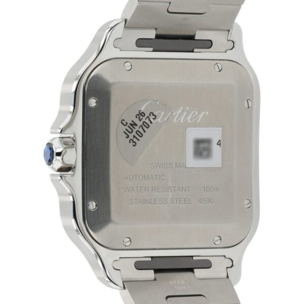 NEW Cartier Santos Dual Time Gray Dial 40mm Automatic Men’s Watch WSSA0076