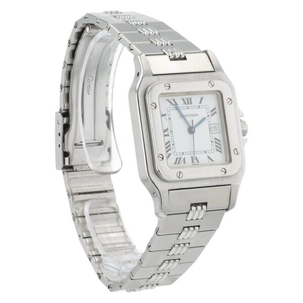 Cartier Santos Stainless Steel White Dial 29x41mm Automatic Unisex Watch 2960