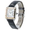 57_143eb009-d8b2-45e3-ad2a-e5419cf7e40b Cartier Santos Dumont Silver Dial Rose Gold & Steel 27.5mm Quartz Watch W2SA0012
