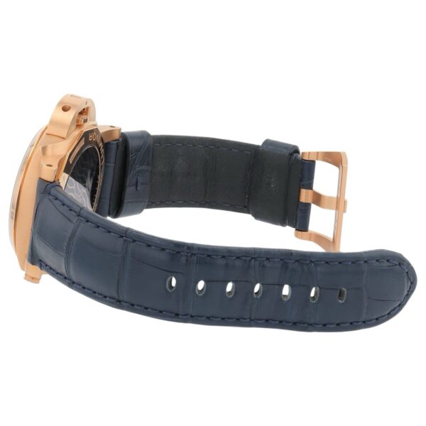 57_149eda1e-3ca6-4319-9a39-e8c6d0ffab26 Panerai Luminor Marina 18k Rose Gold Blue Dial 44mm Automatic Mens PAM01111