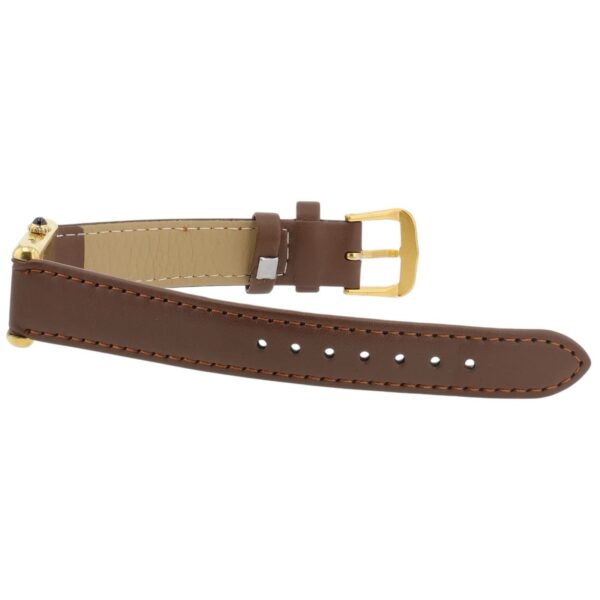 Cartier Tank White Dial Gold Plated 21mm Manual Wind Women’s Watch