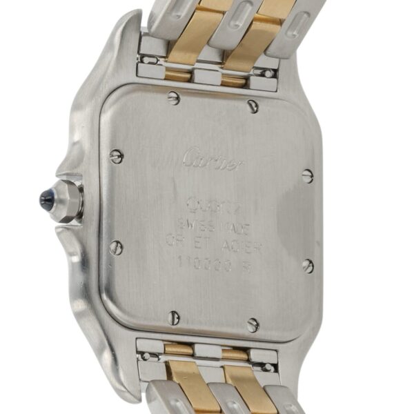 57_17d0b24d-8d86-45d4-bcce-e9278a5268d3 Cartier Panthere Silver Dial Gold and Steel 27mm Quartz Unisex Watch 110000R