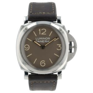 57_1ca17090-7ae5-4fe0-87bc-8f317d74ff7c Panerai Luminor Brown Dial Stainless Steel 47mm Manual Wind Men’s Watch PAM00663