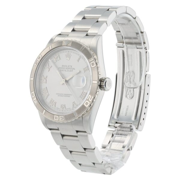 57_1d3b2449-ed62-4407-a1b3-3496fdf58715 Rolex Datejust Turn-O-Graph Silver Dial Stainless Steel 36mm Automatic 16264