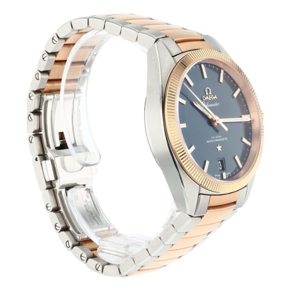 57_21c81488-73bc-40ce-86e4-cf33fca37a4e Omega Globemaster Gold & Steel Blue Dial 39mm Automatic Mens 130.20.39.21.03.001