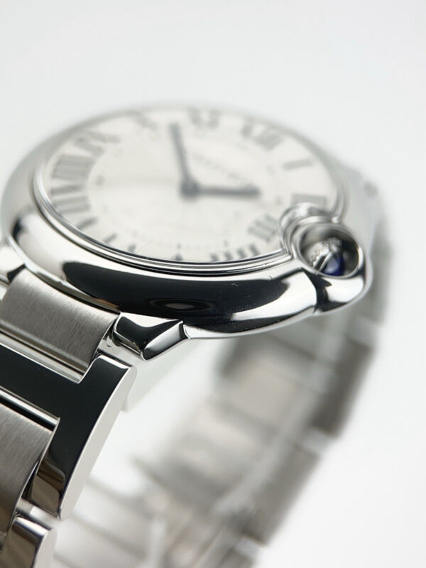57_23c511c9-0967-483e-979a-0919de4d3d52 Cartier Ballon Bleu Stainless Steel Silver Dial 36mm Quartz Men’s Watch W69011Z4