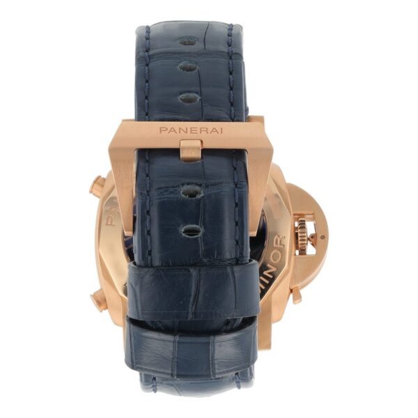 57_24b62d77-a68f-4545-a977-d410a0792c8e Panerai Luminor Marina 18k Rose Gold Blue Dial 44mm Automatic Mens PAM01111