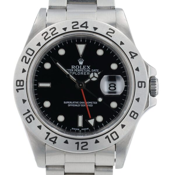 Rolex Explorer II Stainless Steel Black Dial 40mm Automatic Men’s Watch 16570