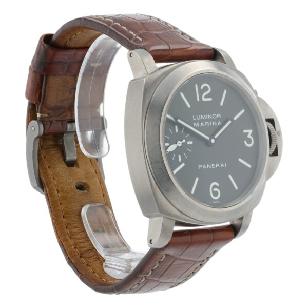 57_25d8cb73-bacc-473e-a6ed-a5158cb08b5e Panerai Luminor Marina Titanium Brown Dial 44mm Manual Wind Men’s Watch