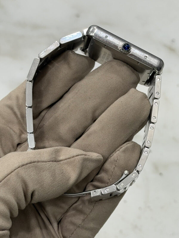 Cartier Tank Solo Date XL Stainless Steel 31mm Automatic Men’s Watch 3515