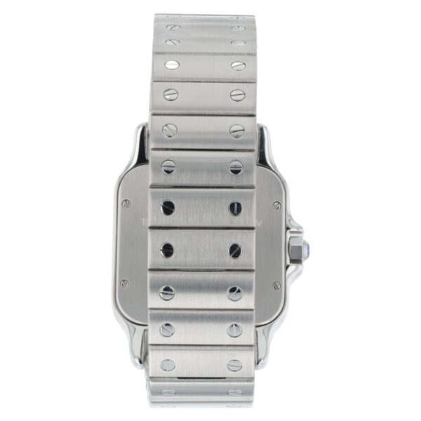 Cartier Santos Galbee Stainless Steel Silver Dial 32mm Automatic Mens Watch 2823