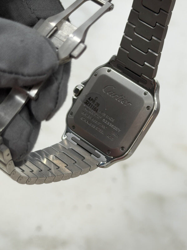 Cartier Santos Stainless Steel Green Dial 35mm Automatic Men’s Watch WSSA0061