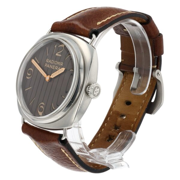 Panerai Radiomir Eilean Stainless Steel Brown Dial 45mm Manual Mens PAM01243