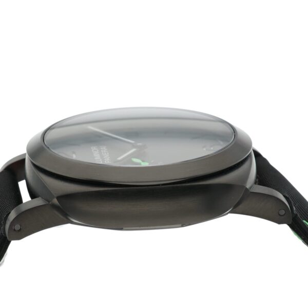 57_30ffd854-7ab0-440d-908f-855b841ad24a Panerai Luminor Quadrants Razer Steel Black Dial 40mm Automatic Mens PAM01353