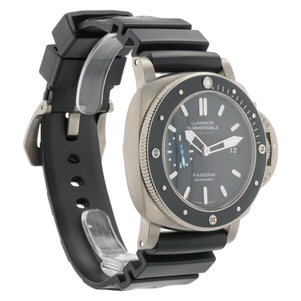 57_349266e7-7487-4ff2-a37f-1bb793d14158 Panerai Luminor Submersible Black Dial Titanium 47mm Automatic Men’s PAM01389