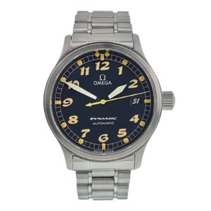 57_35fa7efd-f1a6-470b-be24-325e70bc5bfb Omega Dynamic Stainless Steel Black Dial 36mm Automatic Men’s Watch 5200.50