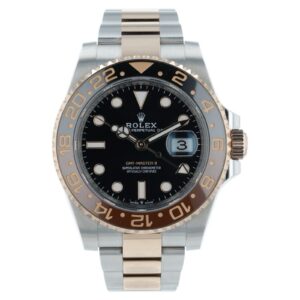 2024 Rolex GMT Black Dial Gold & Steel 40mm Automatic Men’s Watch 126711CHNR