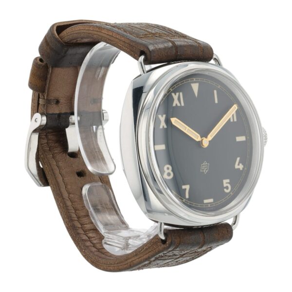 57_3d695f9a-c731-4510-848d-31dea8eecb0f Panerai Radiomir 3 Days Black Dial Steel 47mm Manual Wind Mens Watch PAM00424