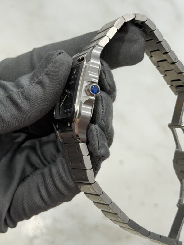 Cartier Santos Stainless Steel Green Dial 35mm Automatic Men’s Watch WSSA0061