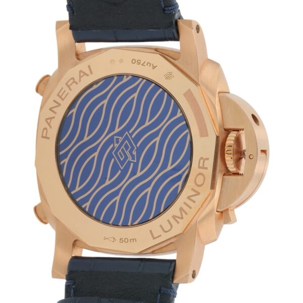 57_4345dbfa-4a32-4d2f-a5ce-72c4022f134b Panerai Luminor Marina 18k Rose Gold Blue Dial 44mm Automatic Mens PAM01111