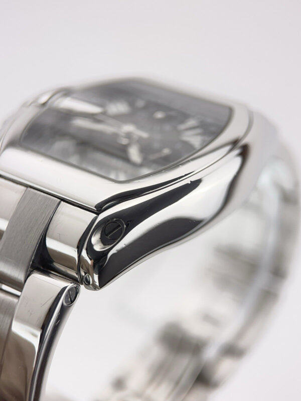 Cartier Roadster Stainless Steel Black Dial 40mm Automatic Mens Watch W62007X6