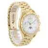 Omega Speedmaster 18k Yellow Gold White Dial 39mm Automatic Mens Watch 175.0034