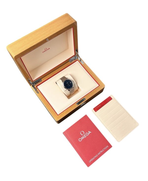 57_4714ea9c-ba3a-475c-9eae-2a1330094554 Omega De Ville Prestige Steel Blue Dial 39.5mm Automatic 424.10.40.20.03.001