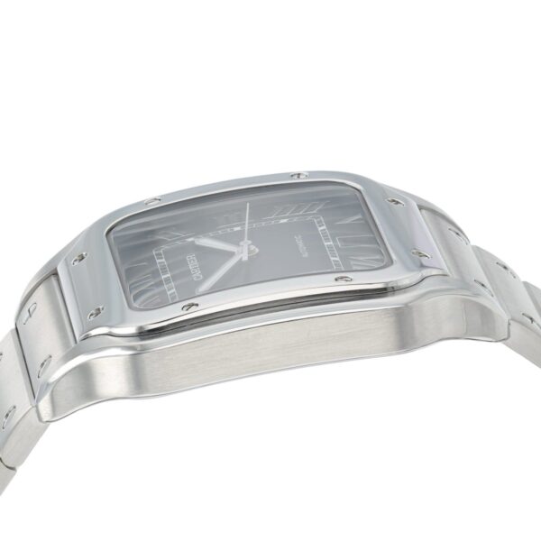 57_4bd72c1e-c044-4d75-b2cc-31ff2ece12e3 Cartier Santos Stainless Steel Blue Dial 39.8mm Automatic Men’s Watch WSSA0013