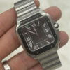 Cartier Santos Stainless Steel Grey Dial 39.8mm Automatic Men’s Watch WSSA0037