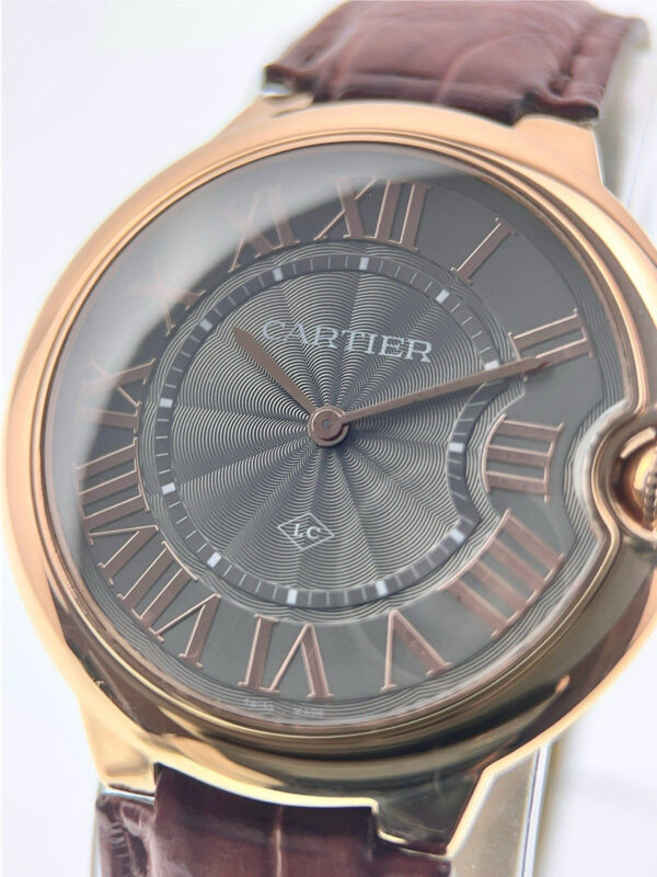 Cartier Ballon Bleu 18k Rose Gold Grey Dial 40mm Manual Wind Men’s WGBB0020