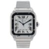 2024 Cartier Santos WSSA0029 Automatic Stainless White Dial Midsize Watch 35mm