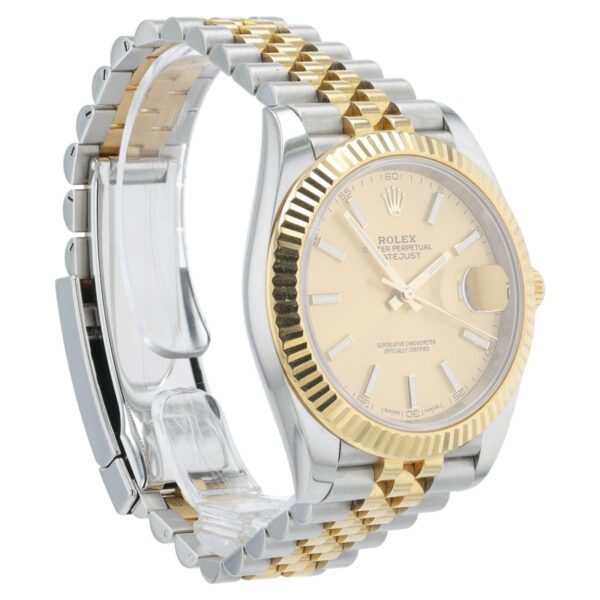 Rolex Datejust Gold & Steel Champagne Dial 41mm Automatic Men’s Watch 126333