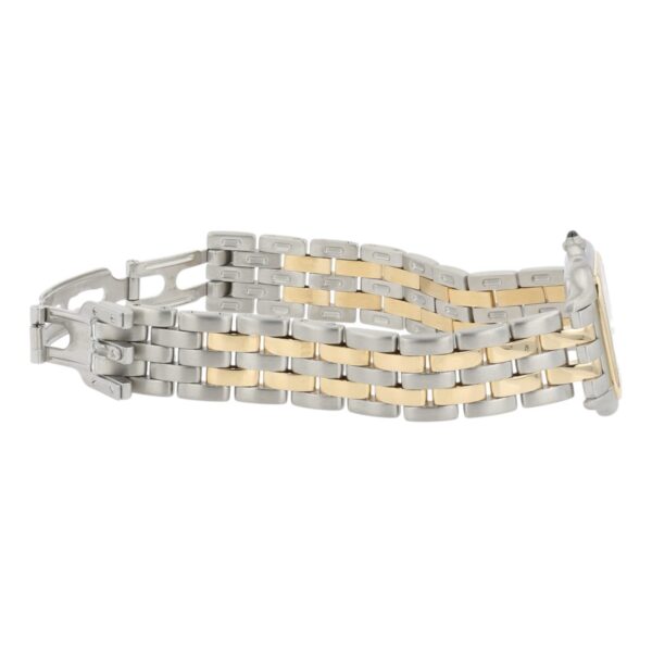 57_612e1e24-050f-42c7-8caf-b9626b60d5fb Cartier Panthere Silver Dial Gold and Steel 27mm Quartz Unisex Watch 110000R