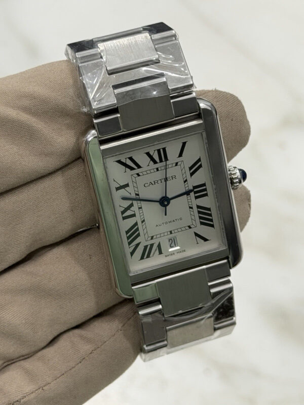 57_66d1b931-32bc-400c-82e8-017f418fd03e Cartier Tank Solo XL 3515 Stainless Steel 31mm Automatic Mens Watch W5200028