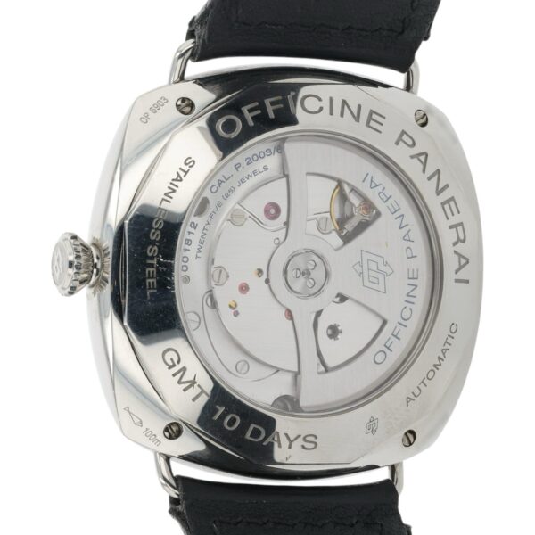 Panerai Radiomir 10 Days GMT Acciaio Black Dial Steel 47mm Automatic PAM00323