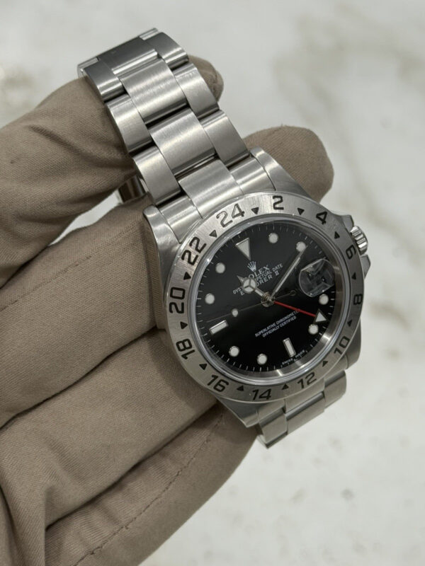 Rolex Explorer II Stainless Steel Black Dial 40mm Automatic Men’s Watch 16570