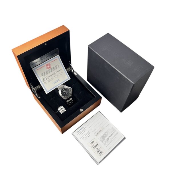 57_7080819e-2e67-4261-b641-e8977403e75a Panerai Luminor Stainless Steel Black Dial 44mm Automatic Men’s Watch PAM00236