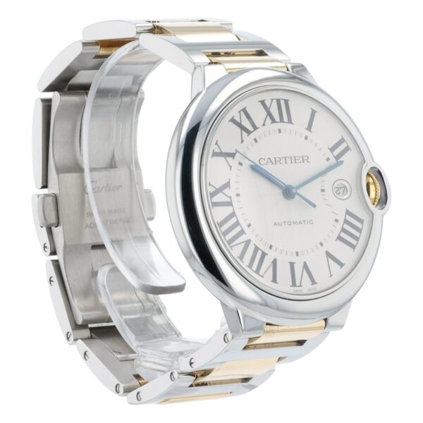 57_7169d802-4866-4225-a158-084379310447 Cartier Ballon Bleu Silver Dial Gold & Steel 42mm Automatic Men’s Watch W69009Z3