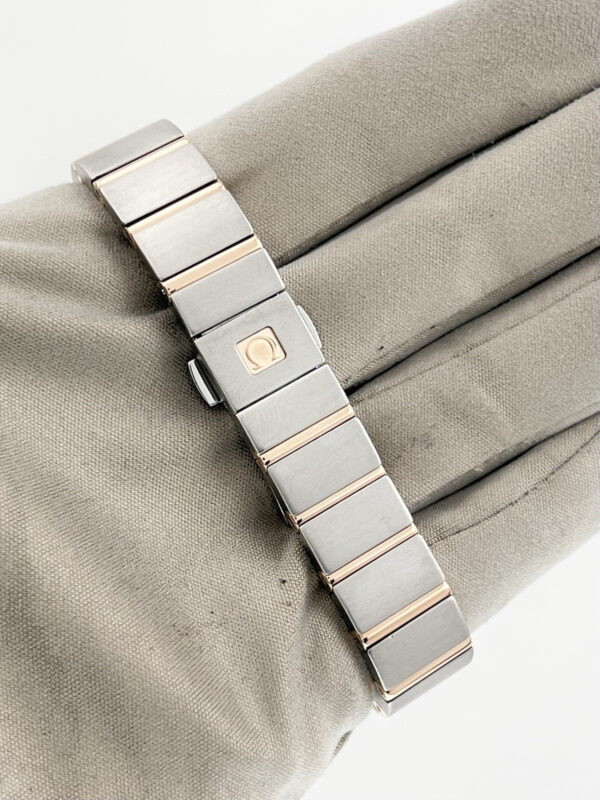 57_7467255f-ebb4-4a52-93a2-e2e02252fd9a Omega Constellation Rose Gold & Steel Brown Dial 24mm Quartz 123.25.24.60.63.001